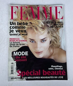 FEMME French Fashion Magazine May 2002 / Rebecca Romijn-Stamos / Brian De Palma - Picture 1 of 9