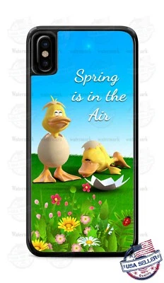 Spring is in the Air Ducky Duck Phone Case For iPhone 11Pro Samsung LG Google - Image 1 of 4