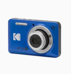 Kodak PIXPRO FZ55 16MP 5x Zoom Wide Angle Digital Camera - BLUE NEW - Picture 1 of 5