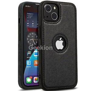 For Apple iPhone 14 14 Plus 13 12 11 Pro XR XS Max Case Leather Shockproof Cover