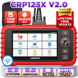 LAUNCH CRP123X V2.0 Elite OBD2 Scanner ABS SRS Code Reader Diagnostic Scan Tool - Picture 1 of 9