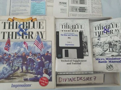 Edward Grabowski The Blue And Gray PC Game 3.5 inch Floppy American Civil War - Image 1 of 4