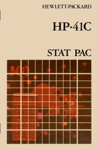 Stat pac manual for Hewlett Packard HP 41CV calculator module - Picture 1 of 5