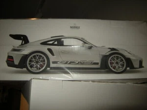 1:12 Norev Porsche 911 GT3 RS 2022 GT silber/silver & black 300pcs LIMITED - Picture 1 of 1