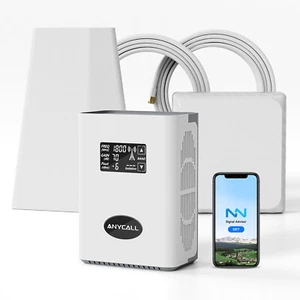 Amplificatore segnale cellulare 5G 4G LTE 800/1800/2100/2600MHz dati voce O2 Vodafone - Foto 1 di 9