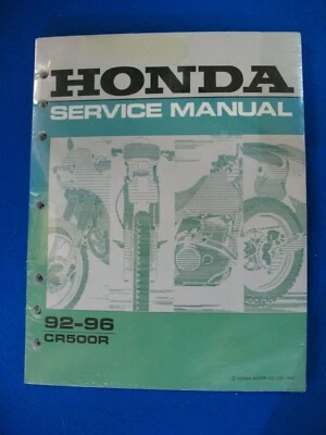 Honda 1988 1989 1990 1991 XR600 Brand New Factory Service Manual H64 - Image 1 of 2