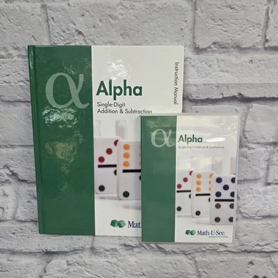 Math U See Alpha Book & DVD Homeschool Addition Subtraction - Image 1 of 4
