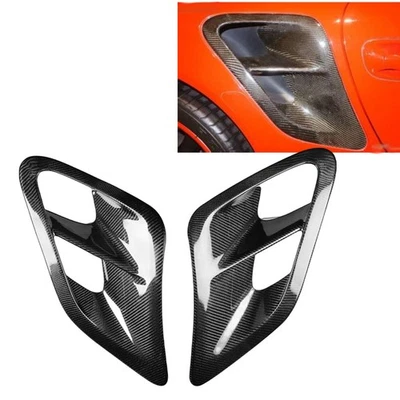 Cubierta de moldura de ventilación de aire para guardabarros trasero para Porsche 911 997 Turbo 2004-2012 2007 2x Foto 1 de 4