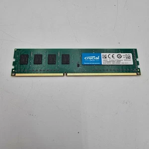 Crucial 8GB DDR3L 1600MHz UDIMM CL11 RAM Memory Module for Desktop Computers - Picture 1 of 2