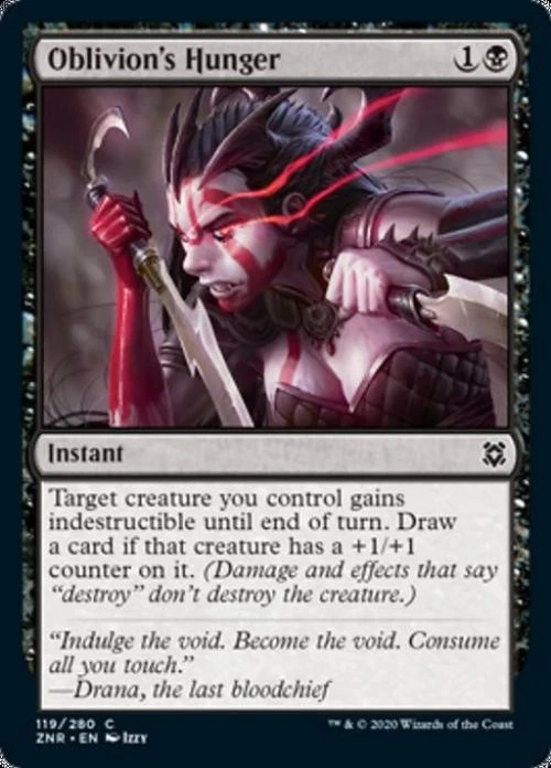 Oblivion's Hunger - Near Mint MTG Zendikar Rising - Image 1 of 1