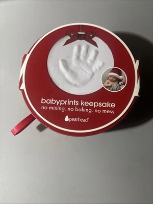 PEARHEAD BABYPRINTS RECUERDO - SET PARA HACER IMPRESIONES SIN mezclar/hornear/desorden Nuevo en caja Foto 1 de 3