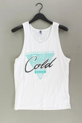 ✅ H&M Top per uomo taglia 46, S bianco di cotone ✅ - Immagine 1 di 4