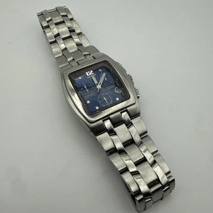 RARO RELOJ PARA HOMBRES CITIZEN ECO-DRIVE CALENDARIO PERPETUO CRONO ALARMA AZUL PARA REPUESTOS - Imagen 1 de 8