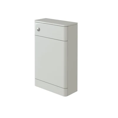 Toilet WC Furniture Unit Back To Wall Furniture White Gloss 500mm x 217mm - Image 1 of 4