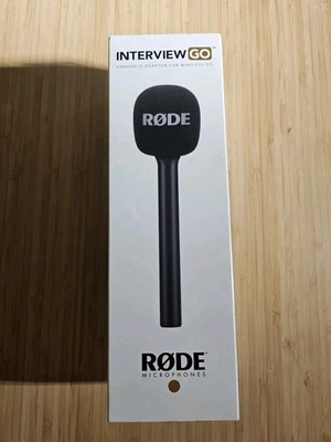 Adaptador de micrófono de mano para entrevista - Micrófonos RODE Wireless PRO, GO, GO II NUEVO EN CAJA Foto 1 de 2
