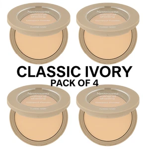 (4) NEUTROGENA Mineral Sheers Powder Foundation SEALED 0.34oz 10 CLASSIC IVORY - Picture 1 of 2
