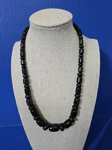 Jay King 925 Silver Black Opal DTR China Necklace 18” +3” - Picture 1 of 17