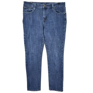 Levis Mid Rise Skinny Jeans Womens Size 12M Medium Wash Denim Stretch - Picture 1 of 12