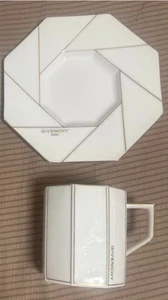 Givenchy Paris Made in Japan Octagonal Tea Coffee Cup/Saucer Porcelain 1 One - Picture 1 of 1