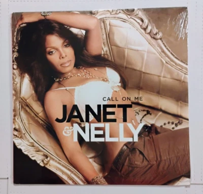 SEALED - JANET JACKSON & NELLY - CALL ON ME REMIXES - 1984 ORIGINAL 1ST PRESSING - Image 1 of 2