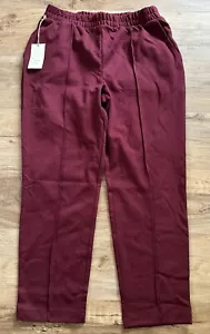 Women's Target - A New Day XS Burgundy Stretchy High Rise Pants Stretchy New - Picture 1 of 4