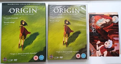 Origin Spirits Of The Past DVD Double Disc Collectors Edition Manga + Postacrds - Image 1 of 4
