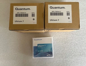 Quantum (10 PACK) of MR-L7MQN-01 LTO7 6TB/15TB Ultrium-7 Data Cartridge- NEW - Afbeelding 1 van 3
