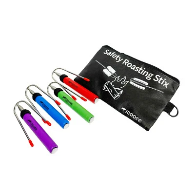 Palitos de seguridad para hot dogs fogata asado para malvaviscos y perritos calientes Foto 1 de 4