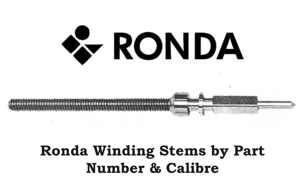 1x Vástago de bobinado Ronda por número de pieza y calibre [Lista desplegable] Foto 1 de 1