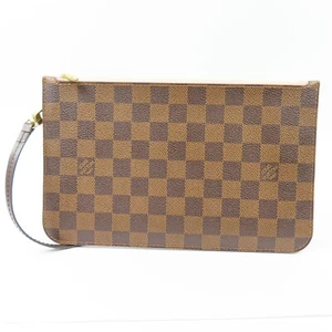 Bolso de mano LOUIS VUITTON Neverfull Bolso de mano Damier cuero marrón rosa 79188 - Imagen 1 de 16