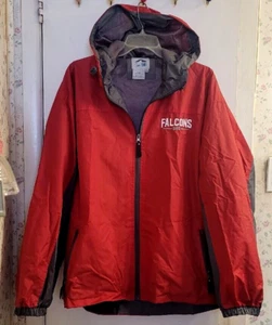 Chaqueta cortavientos roja/gris desde 1981 forrada de malla Falcons; 2XL; capucha; cremallera; bolsillo - Imagen 1 de 24