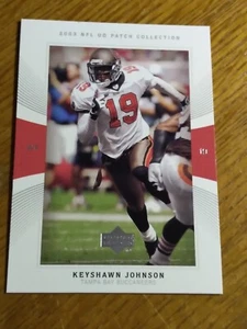 2003 UD Patch Football Collection # 19 Keyshawn Johnson EX-NrMT - Picture 1 of 2
