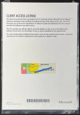 Microsoft SQL Server 2016 5 Device OEM Software Client Access License / 7GN24 - Image 1 of 2