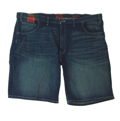 Foundry Young Mens Flex Denim Shorts Size 52 ( 49x 9.5") Blue Hit At The Knee - Image 1 of 4