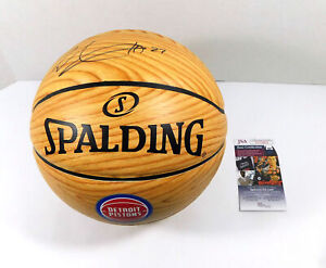 Blake Griffin Signed Full Size Wood Grain Basketball Pistons JSA Auto DA049217