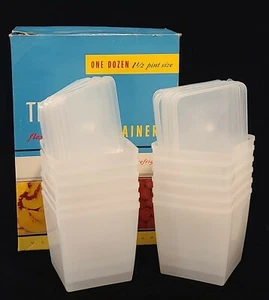 Montgomery Ward Tru-Cold Containers (12) 1.5 PT Size Tupperware w/Orig Box - Picture 1 of 3