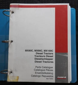 1998-2002 CASE IH MX80C MX90C MX100C DIESEL TRACTOR PARTS MANUAL CATALOG CLEAN - Picture 1 of 7