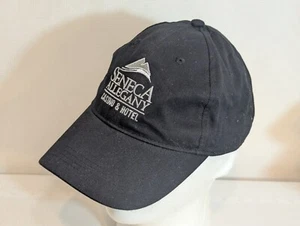 The Seneca Allegany Embroidered Baseball Hat Cap Hook & Loop VG+ Canvas Vented + - Picture 1 of 9