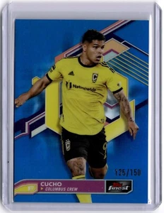 Cucho 2023 Topps Finest MLS Blue Refractor #69 #135/150 Columbus Crew - Bild 1 von 2