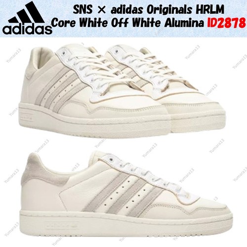 SNS × adidas Originals HRLM Core White Off White Alumina ID2878 Taglia Uomo