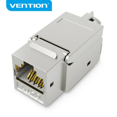 RJ45 Network Cat7 Face Plate Back Boxes Keystone Jack Head Plug Lan Ethernet - Image 1 of 4