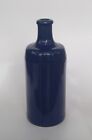 Vintage German Mkm Max Kruger Blue Glaze Stoneware Clay Ceramic Bottle 0.75 L