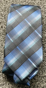 Daniel Hechter Paris blue mix 100% silk smart formal tie 3.25" wide 60" long - Picture 1 of 4
