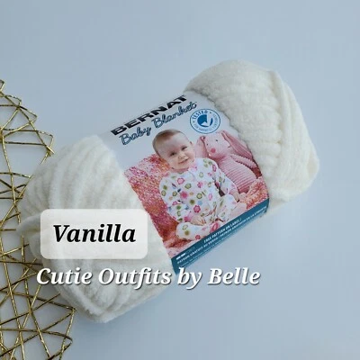 Hilo manta bebé Bernat, bola pequeña 3,5 oz/100 g poliéster ganchillo hilo de tejer  Foto 1 de 4