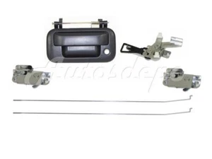 Tailgate Rod Latch Center Control Handle Black W/LockHo For F150 Styleside 04-08 - Picture 1 of 6