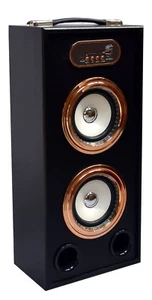 Mobilny głośnik Bluetooth - Przenośna soundbox w kolorze różowym - FM AUX SD Radio Box - Zdjęcie 1 z 3