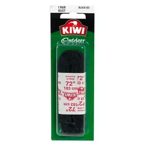 Kiwi Outdoor Runde Schwarze Stiefel Schnürsenkel - 72 Zoll - Bild 1 von 1