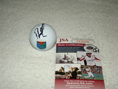 Pelota de golf Davis Love III firmada a mano Salón de la Fama JSA #CC82591 autógrafo PGA Foto 1 de 4