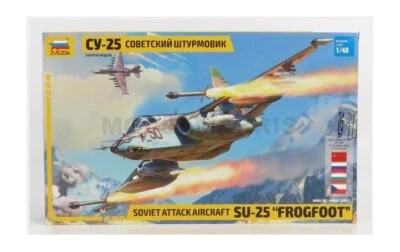 ZVEZDA 4807 1/48 Soviet Attack Aircraft SU-25 "Frogfoot" - Immagine 1 di 2