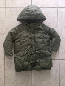 Baby GAP Coat Green With Fur - Picture 1 of 5